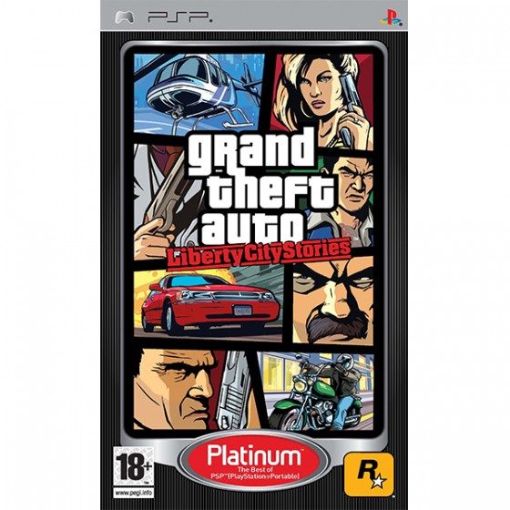 GTA Liberty City Stories Platinum - PSP GAMES Used-Μεταχειρισμένο(ULES-00151/P)