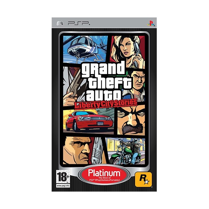 GTA Liberty City Stories Platinum - PSP GAMES Used-Μεταχειρισμένο(ULES-00151/P)