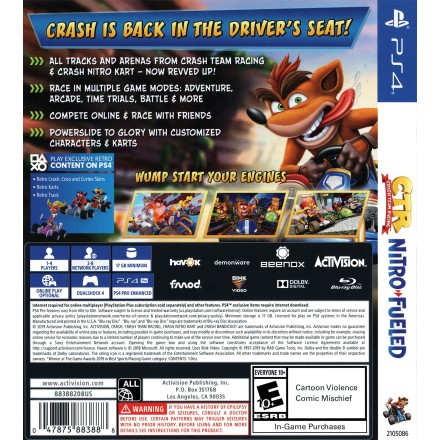 Crash Team Racing: Nitro-Fueled (Crash Glasses) PS4 Game