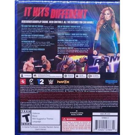 WWE 2K22 PS5 Game