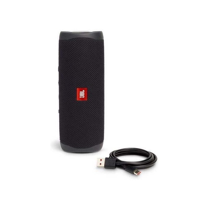 JBL Flip 5 Αδιάβροχο Ηχείο Bluetooth 20W με Διάρκεια Μπαταρίας έως 12 ώρες Black Matte
