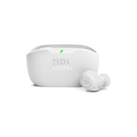 JBL Wave Buds Bluetooth Handsfree Ακουστικά με Θήκη Φόρτισης Λευκά