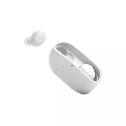 JBL Wave Buds Bluetooth Handsfree Ακουστικά με Θήκη Φόρτισης Λευκά