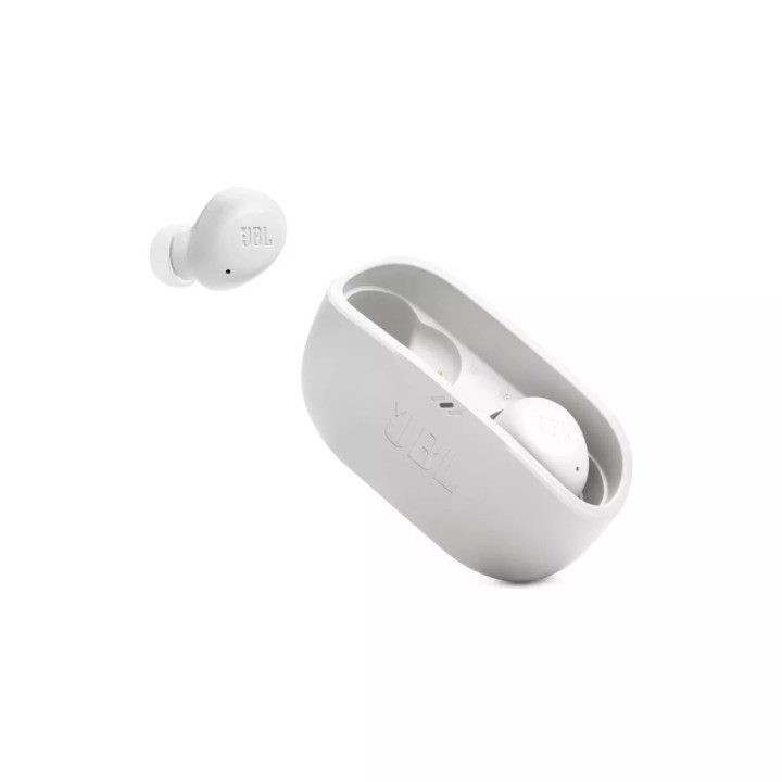 JBL Wave Buds Bluetooth Handsfree Ακουστικά με Θήκη Φόρτισης Λευκά
