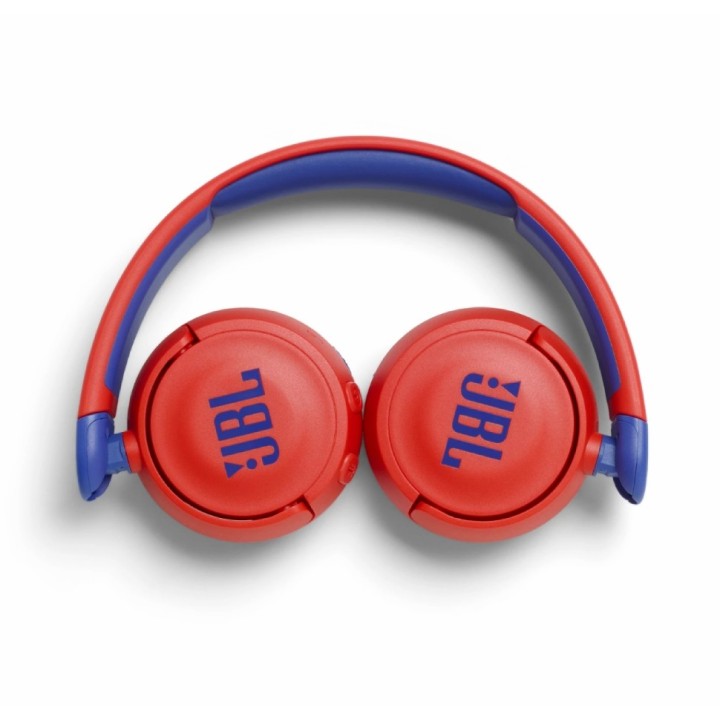 JBL JR310BT Ασύρματα Bluetooth Over Ear Παιδικά Ακουστικά με 30 ώρες Λειτουργίας Κόκκινα