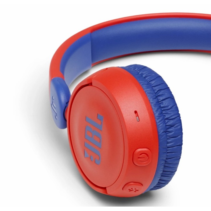 JBL JR310BT Ασύρματα Bluetooth Over Ear Παιδικά Ακουστικά με 30 ώρες Λειτουργίας Κόκκινα
