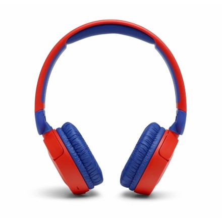 JBL JR310BT Ασύρματα Bluetooth Over Ear Παιδικά Ακουστικά με 30 ώρες Λειτουργίας Κόκκινα