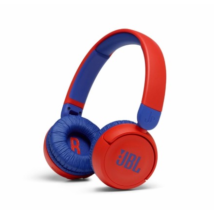 JBL JR310BT Ασύρματα Bluetooth Over Ear Παιδικά Ακουστικά με 30 ώρες Λειτουργίας Κόκκινα