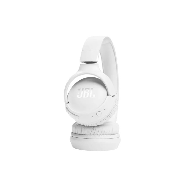 JBL Tune 520BT Ασύρματα Bluetooth On Ear Ακουστικά με 57 ώρες Λειτουργίας Λευκά