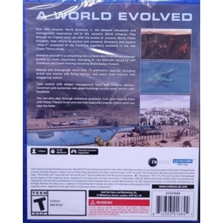 Jurassic World Evolution 2 PS5 Game