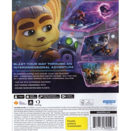 Ratchet & Clank: Rift Apart  (με Ελληνικό Μενού/Υπότιτλους) PS5 GAMES