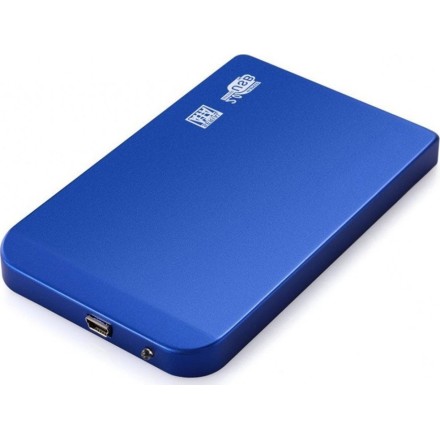 Θήκη για Σκληρό Δίσκο 2.5" SATA III με σύνδεση USB2.0 σε Μπλε χρώμα(17313)
