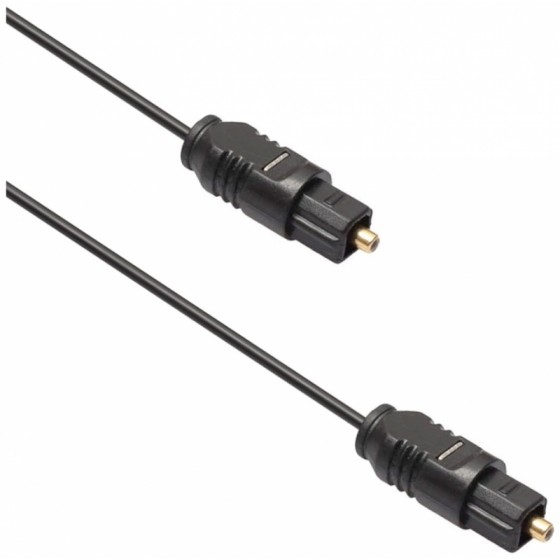 De Tech Optical Audio Cable TOS male - TOS male Μαύρο 10m (18357)