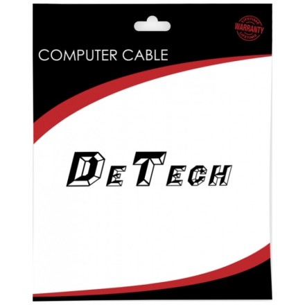 De Tech Optical Audio Cable TOS male - TOS male Μαύρο 1,5m (18354)