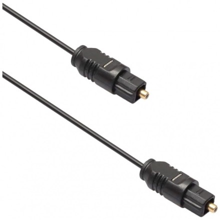 De Tech Optical Audio Cable TOS male - TOS male Μαύρο 1,5m (18354)