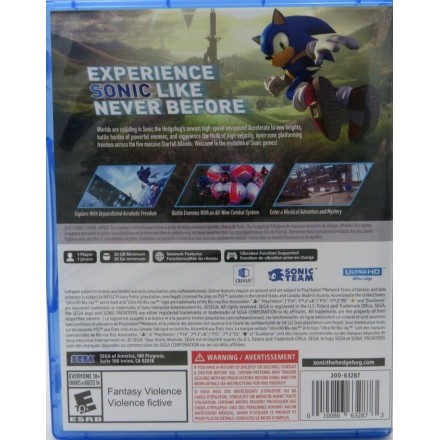 Sonic Frontiers PS5 Game