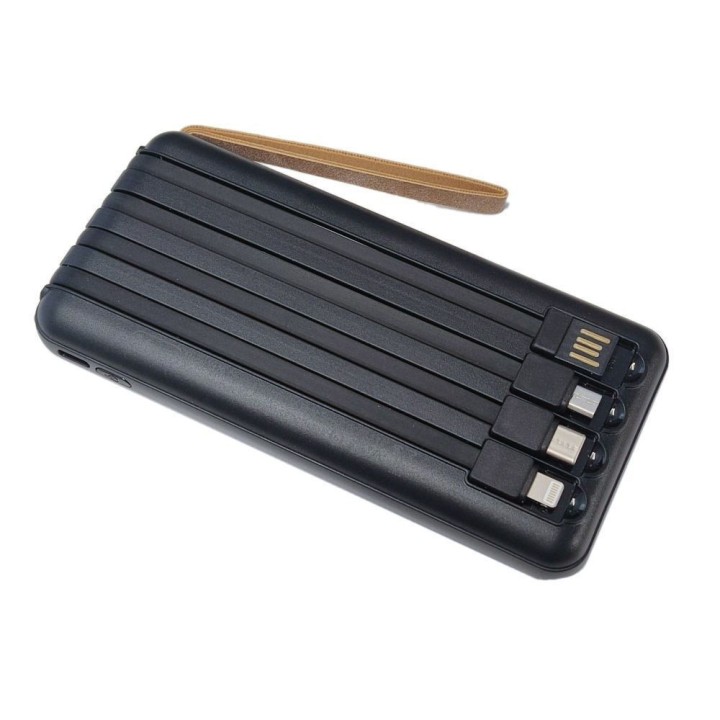 Viaking Y179 Ηλιακό Power Bank 10000mAh Μαύρο