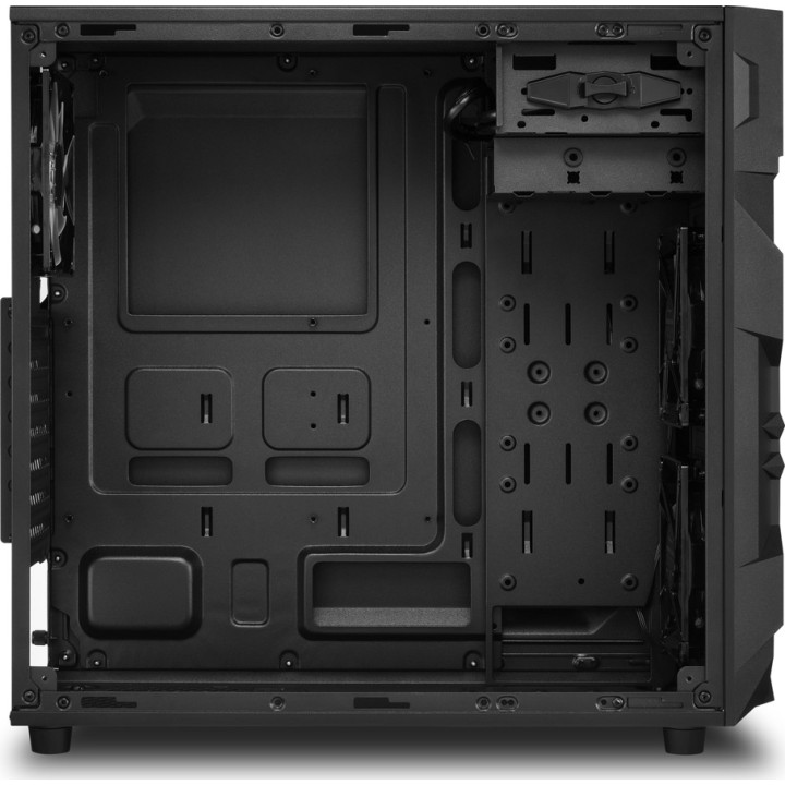 Sharkoon VG7-W RGB Gaming Midi Tower Computer Case Black (18198226) (SHR18198226)