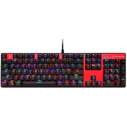 Motospeed CK104 Red Wired mechaninal Keyboard RGB Blue Switch GR Layout