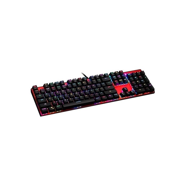 Motospeed CK104 Red Wired mechaninal Keyboard RGB Blue Switch GR Layout