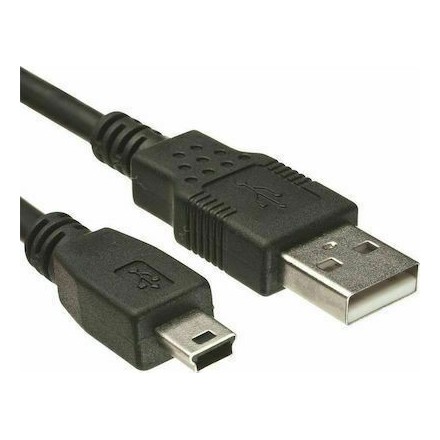 Καλώδιο Mini USB to USB  1,5 Μέτρο Black DETECH (18071)