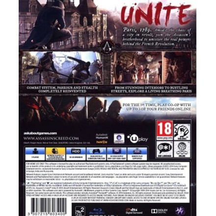 Assassin's Creed: Unity Standard Edition - PS4 Game