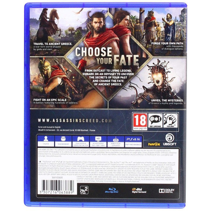 Assassin's Creed Odyssey PS4 GAMES