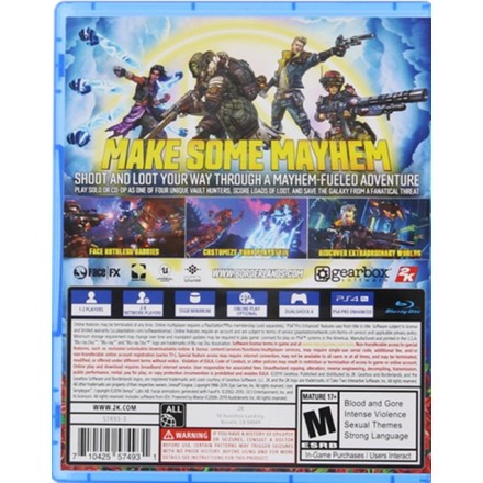 Borderlands 3 (Περιλαμβάνει το Gold Weapon Skins Pack) PS4 GAMES