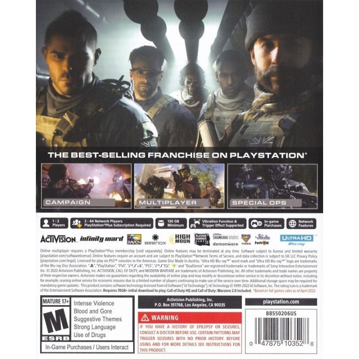 Call of Duty: Modern Warfare II PS4 Game(Cross-Gen Edition)