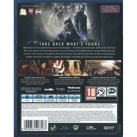 Dishonored 2 Hits Edition PS4 Game