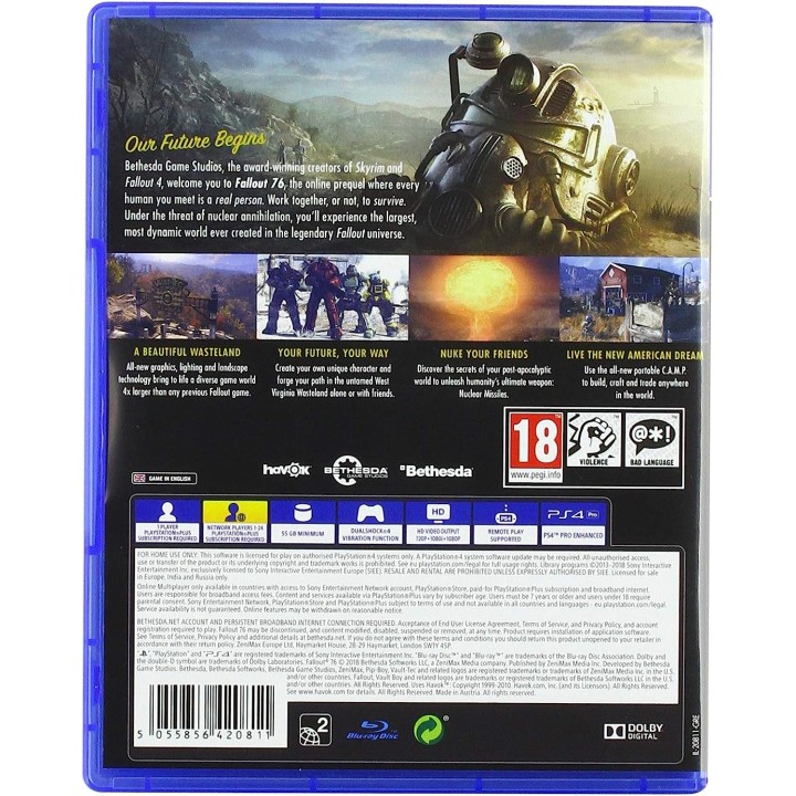 Fallout 76 PS4 GAMES