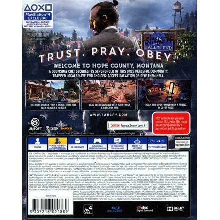 Far Cry 5 - PS4 GAMES