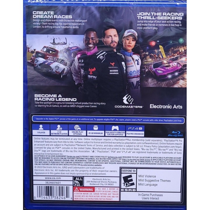 Grid Legends PS4 Game