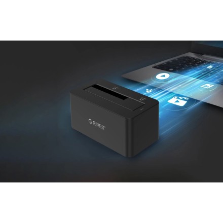 ORICO docking station 6619US3-V1, 2.5/3.5" HDD/SSD, 5Gbps, UASP, μαύρο