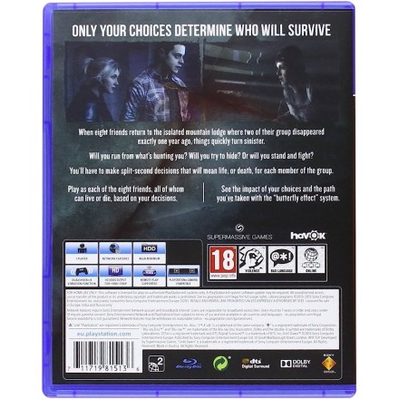 Until Dawn PLAYSTATION HITS PS4 GAMES
