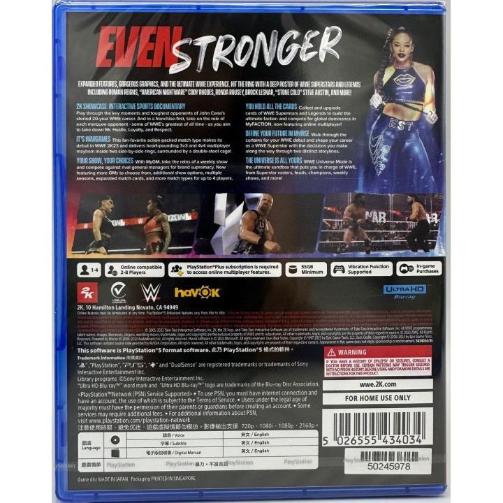 WWE 2K23 PS5 Game