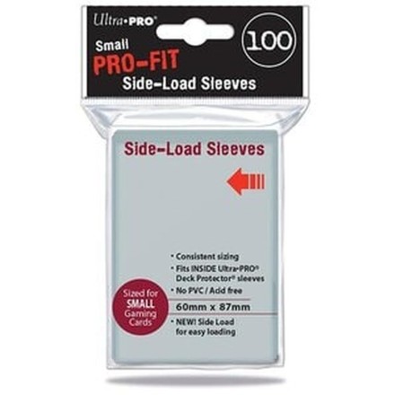 Ultra Pro Fit Side Load Sleeves 100τμχ 60mm X 87mm(REM84650)