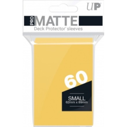 Yellow Pro Matte Small Deck Protectors 60 χρώμα Κίτρινο(REM84268)