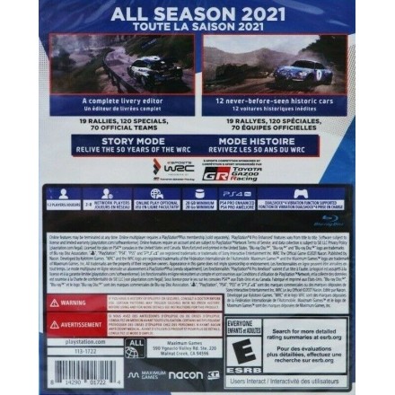 WRC 10 PS4 GAMES