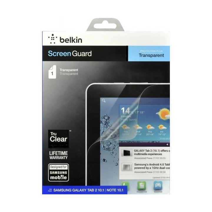 Belkin Προστατευτικό Οθόνης για Samsung Galaxy Tab 2 10.1″ / Note 10.1