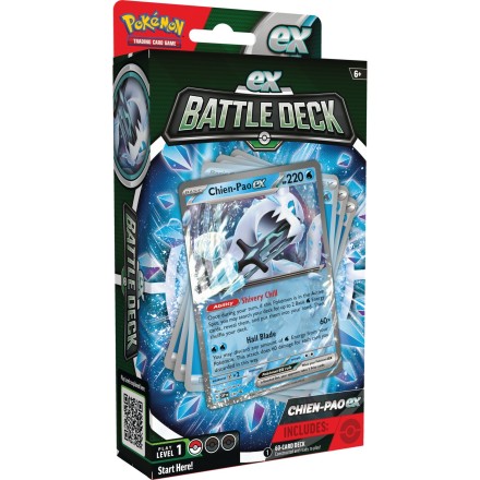 POKEMON ΤΡΑΠΟΥΛΑ JULY EX BATTLE DECK DISPLAY CHIEN-PAO(POK862403)