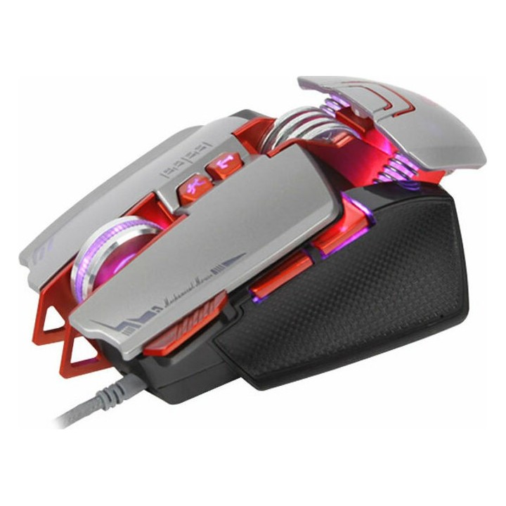 Mixie M9 RGB Gaming Ποντίκι Γκρι