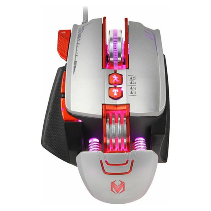 Mixie M9 RGB Gaming Ποντίκι Γκρι