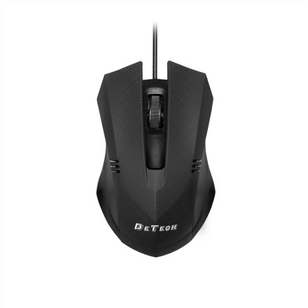 Ποντίκι DETECH Optical USB Ενσύρματο χρώμα Μαύρο(957)