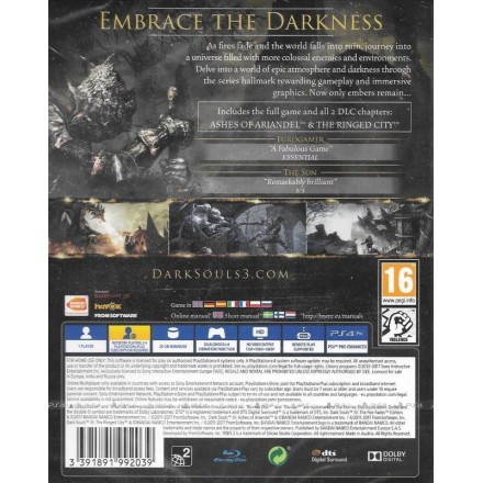 Dark Souls 3 The Fire Fades Game of The Year Edition PS4 Game