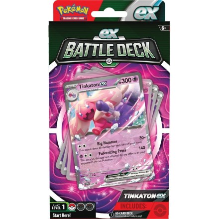 POKEMON ΤΡΑΠΟΥΛΑ JULY EX BATTLE DECK DISPLAY (TINKATON)(POK862403)