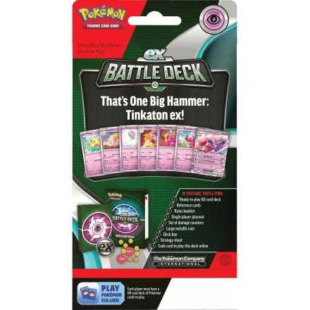 POKEMON ΤΡΑΠΟΥΛΑ JULY EX BATTLE DECK DISPLAY (TINKATON)(POK862403)