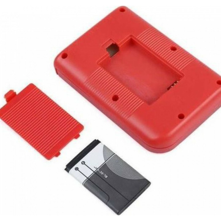 Ηλεκτρονική Παιδική Κονσόλα Χειρός Mini 8-Bit Κόκκινο για 6+ Ετών