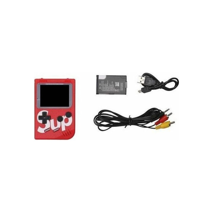 Ηλεκτρονική Παιδική Κονσόλα Χειρός Mini 8-Bit Κόκκινο για 6+ Ετών
