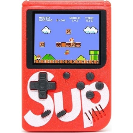 Ηλεκτρονική Παιδική Κονσόλα Χειρός Mini 8-Bit Κόκκινο για 6+ Ετών